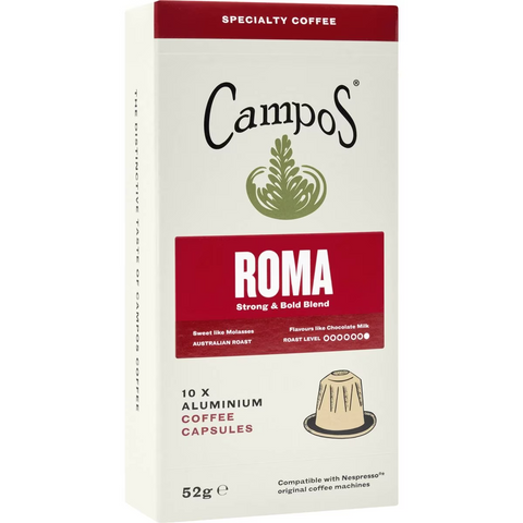 Campos Roma Coffee Capsules 10 Pack