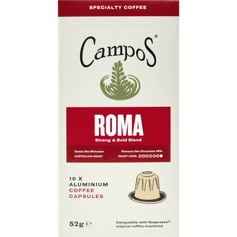 Campos Roma Coffee Capsules 10 Pack