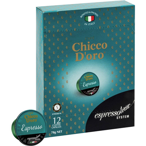 Espressotoria Chicco D'oro Espresso Coffee Capsules 12 Pack