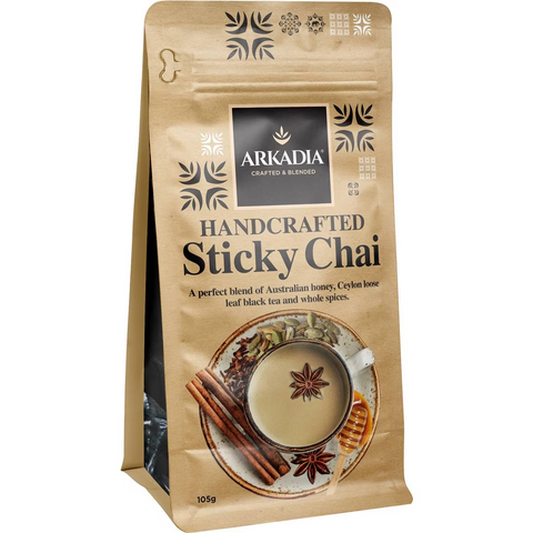 Arkadia Handcrafted Sticky Chai Loose Leaf Tea 105g