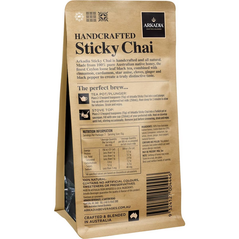 Arkadia Handcrafted Sticky Chai Loose Leaf Tea 105g