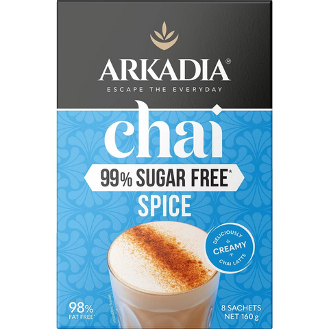 Arkadia Chai Spice Tea 99% Sugar Free 8 Pack