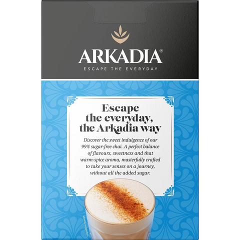 Arkadia Chai Spice Tea 99% Sugar Free 8 Pack