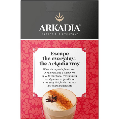 Arkadia Chai Tea Extra Spice 8 Pack