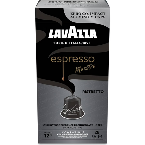 Lavazza Espresso Maestro Ristretto Dark Roast Nespresso Capsules 10 Pack