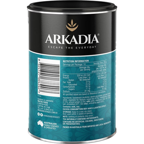 Arkadia Chai Tea Honey & Ginger 99% Sugar Free 200g