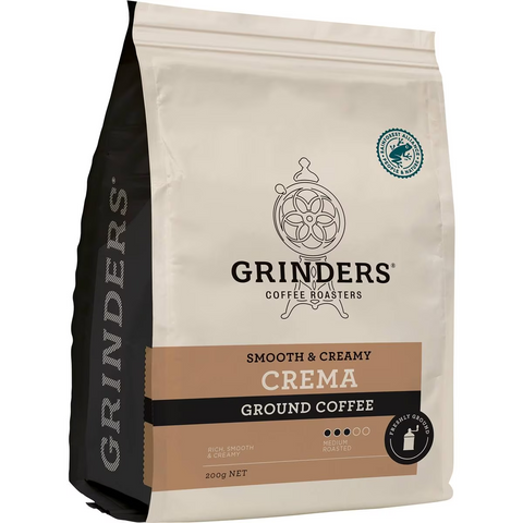 Grinders Crema Ground Rainforest Alliance Certified 200g