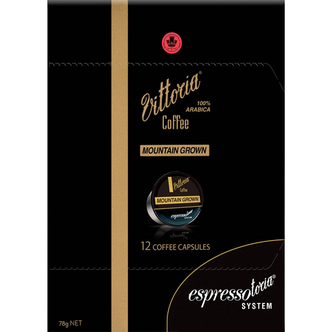 Espressotoria Espressotoria Mountain Grown Coffee Capsules 12 Pack