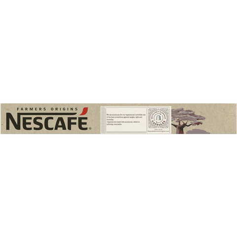 Nescafe Farmers Origins Africas Nespresso Approved Coffee Pods 10 Pack