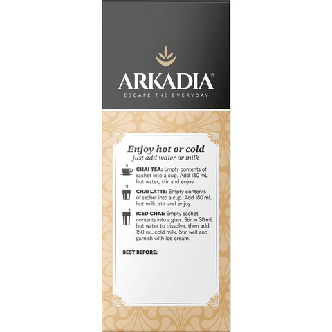 Arkadia Chai Tea Vanilla 8 Pack