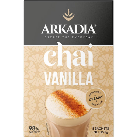 Arkadia Chai Tea Vanilla 8 Pack