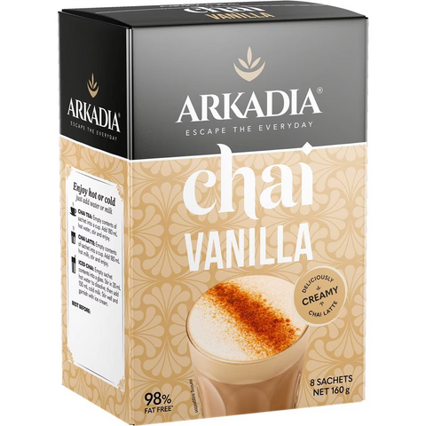 Arkadia Chai Tea Vanilla 8 Pack