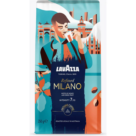 Lavazza Tales Of Italy Refined Milano Ground Coffee 250g