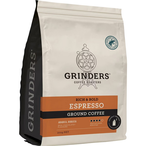 Grinders Coffee Ground Espresso 200g