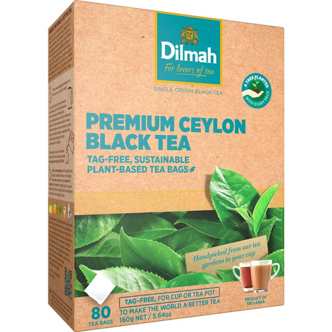 Dilmah Premium Ceylon Black Tea 80 Pack