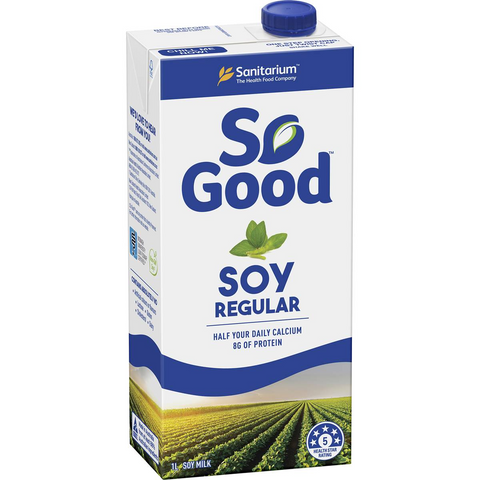 Sanitarium So Good Long Life Regular Soy Milk 1l