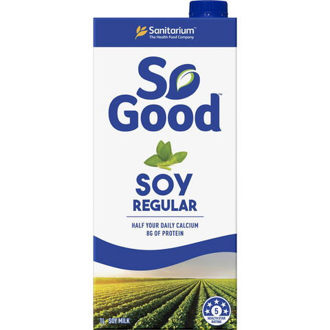 Sanitarium So Good Long Life Regular Soy Milk 1l