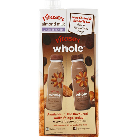 Vitasoy Almond Milk Unsweetened 1l