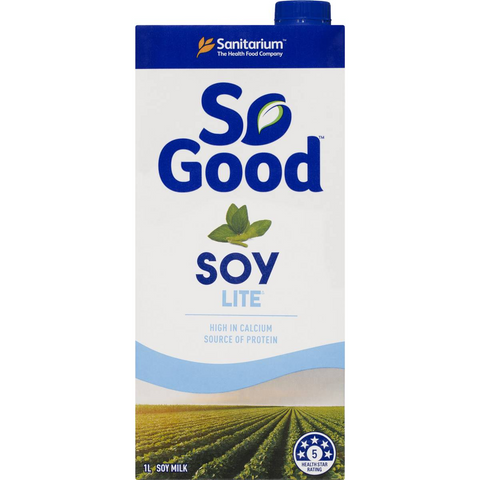 Sanitarium So Good Long Life Lite Soy Milk 1l