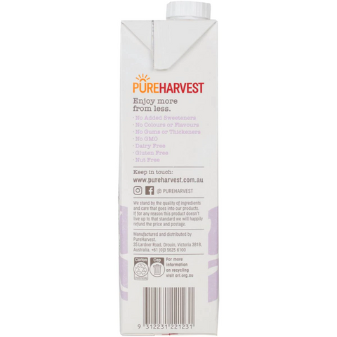 Pureharvest Organic Malt Free Soy Milk 1l