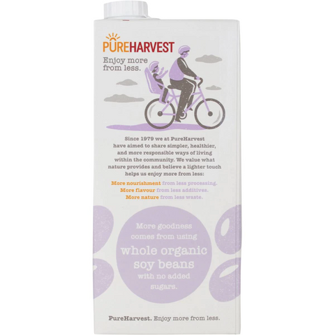 Pureharvest Organic Malt Free Soy Milk 1l