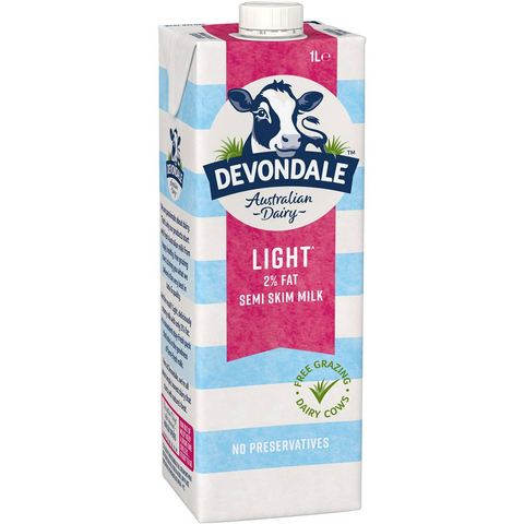 Devondale Semi Skim Long Life Milk 1l