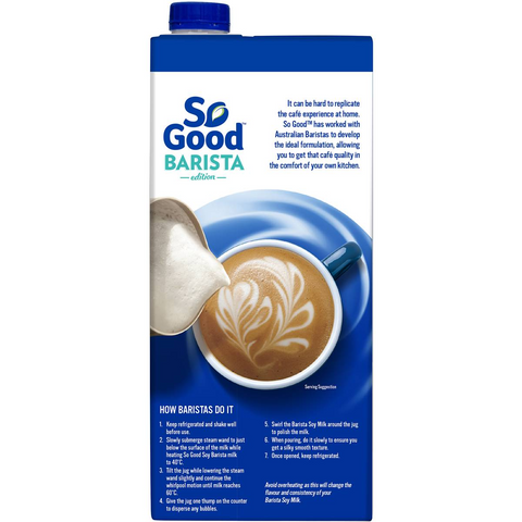 Sanitarium So Good Barista Edition Soy Milk 1l