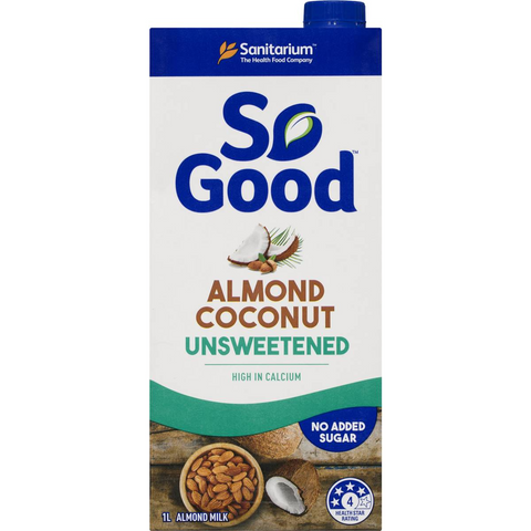 Sanitarium So Good Long Life Unsweetened Almond Coconut Milk 1l