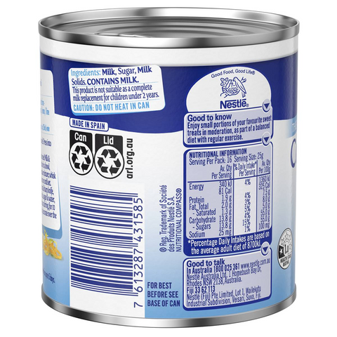 Nestle Sweetened Condensed Milk 395g