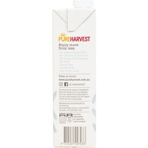 Pureharvest Organic Aussie Dream Rice Milk 1l