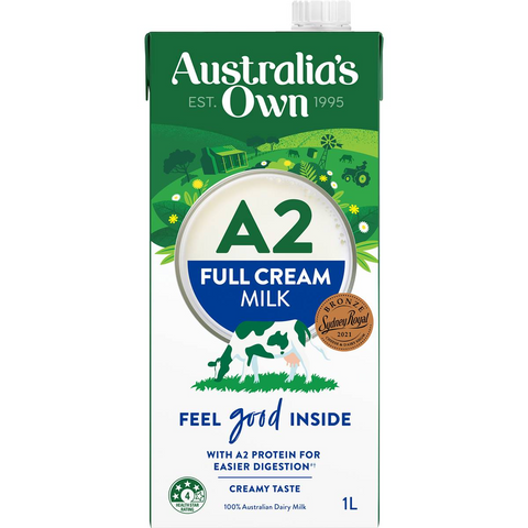 Australia's Own A2 Protein Full Cream Uht Milk 1l