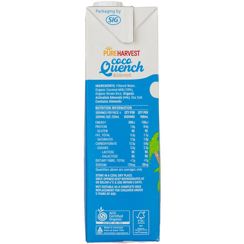 Pureharvest Almond Quench 1l