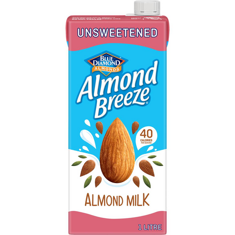 Almond Breeze Unsweetened Almond Milk 1l