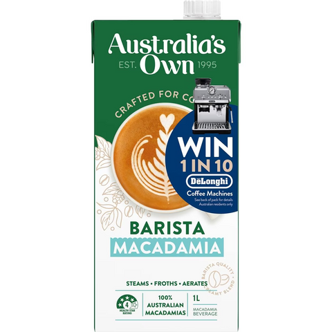 Australia's Own Barista Macadamia Milk 1l