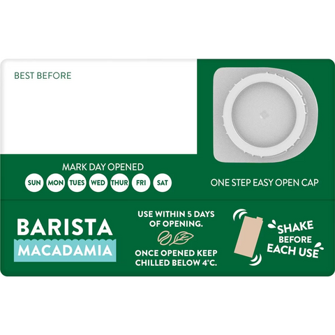 Australia's Own Barista Macadamia Milk 1l