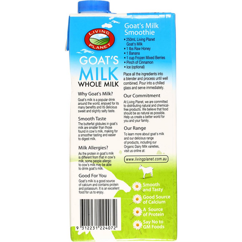 Living Planet Uht Goats Milk 1l