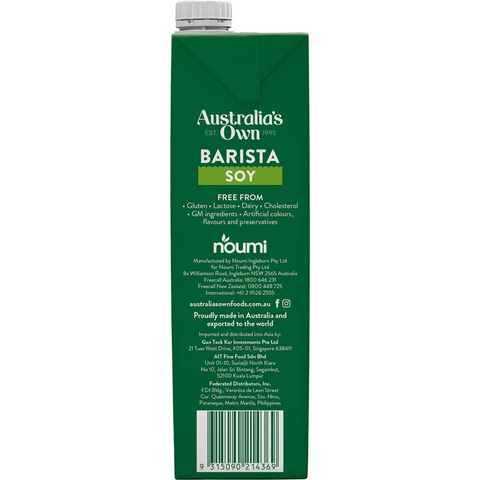 Australia's Own Barista Soy Milk 1l