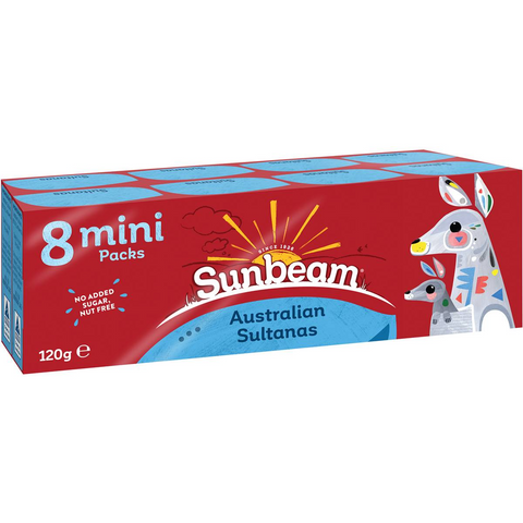 Sunbeam Australian Sultanas Mini 8 Pack