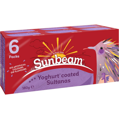 Sunbeam Yoghurt Coated Sultanas 180g