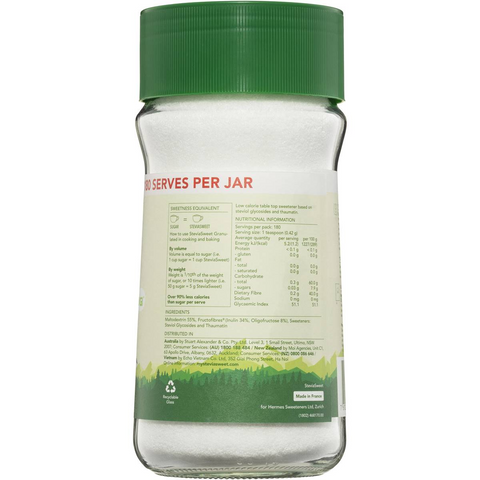 Stevia Sweet Granulated Jar 75g