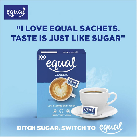 Equal Sweetener Sachets 100 Pack