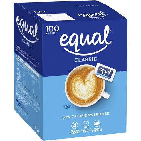 Equal Sweetener Sachets 100 Pack