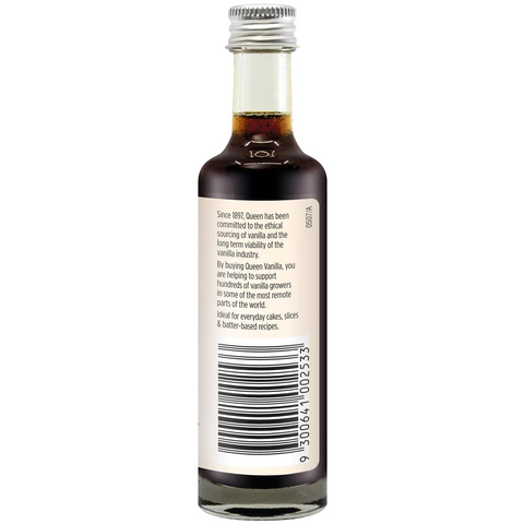 Queen Fairtrade Vanilla Extract With Seeds 50ml