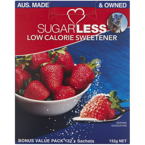 Sugarless Low Calorie Sweetener Sachets 132 Pack