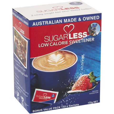 Sugarless Low Calorie Sweetener Sachets 132 Pack