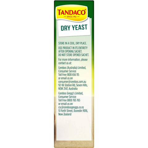 Tandaco Dry Yeast 5x7g Sachets 35g