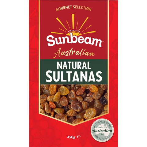 Sunbeam Australian Natural Sultanas 450g