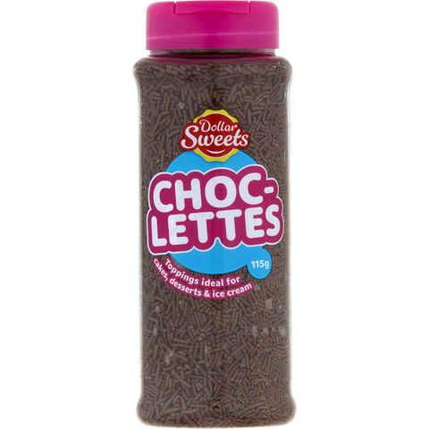 Dollar Sweets Choclettes Sprinkles Jar 115g