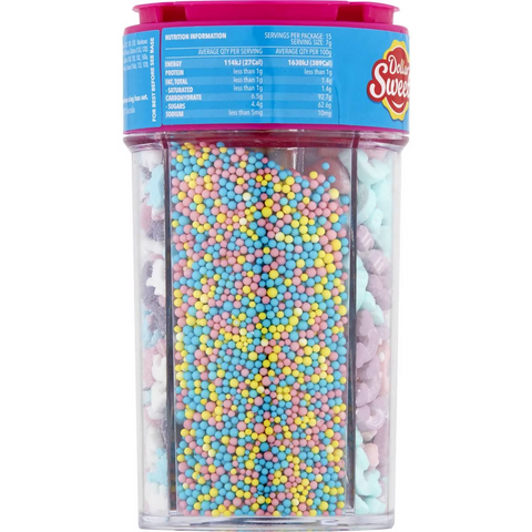 Dollar Sweets Unicorn Sprinkles Jar 105g