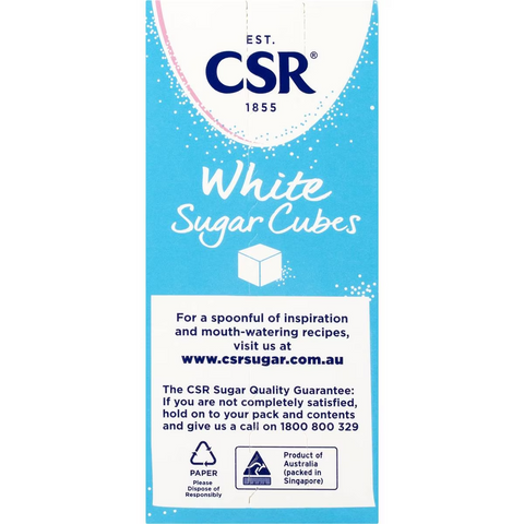 Csr White Sugar Cubes 450g